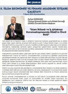 ÇALIŞTAY ÖNE ÇIKANLAR